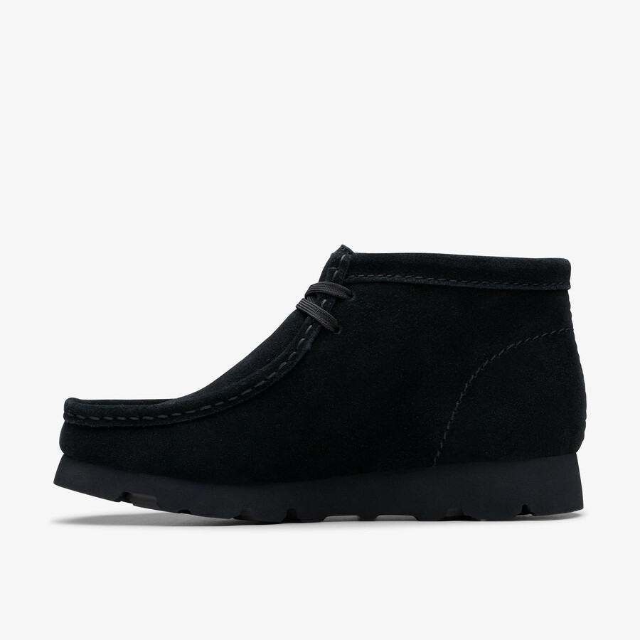 wallabee laars met gore-tex - zwart suède